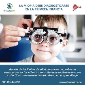 La miopía en los niños