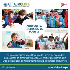 Síndrome de Down. Contigo la inclusión es posible