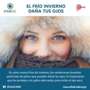 Sugerencias para el cuidado de los ojos en épocas de invierno