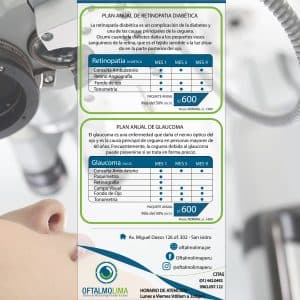 Plan anual de retinopatía diabética y glaucoma